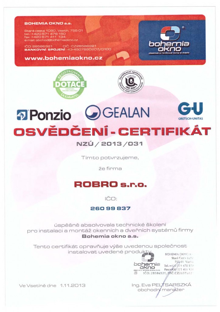 certifikat-bohemia-okna